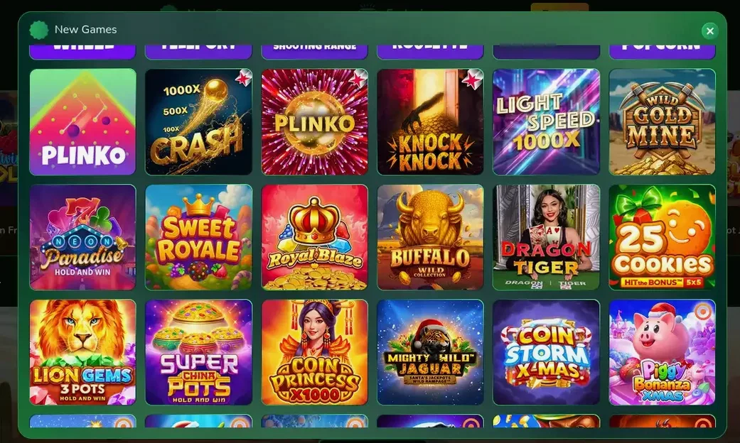 Игровой интерфейс Хани Мани
